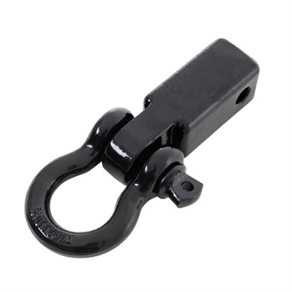 Picture of Smittybilt 29312B Smittybilt Black Powdercoated 2 Inch Receiver Mounted D-Ring Shackle - 29312B