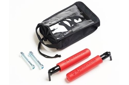 Picture of Welcome Distributing 1021R Welcome Distributing BootBars with Red Grips - 1021R