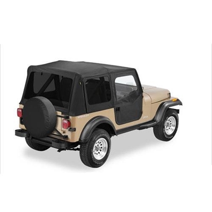 Picture of Bestop 51123-15 Bestop Replace-a-Top with Tinted Windows (Black Denim) - 51123-15