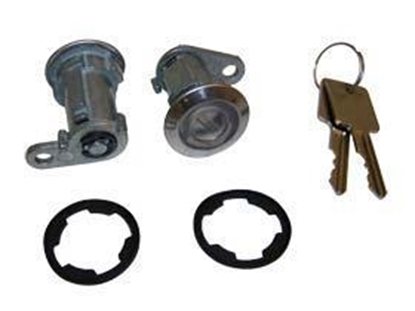 Picture of Crown Automotive 8122874K2 Crown Automotive Hardtop Door Lock and Key Sets - 8122874K2