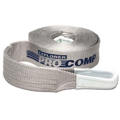 Picture of Pro Comp Suspension 220000 Pro Comp Recovery Strap (Gray) - 220000