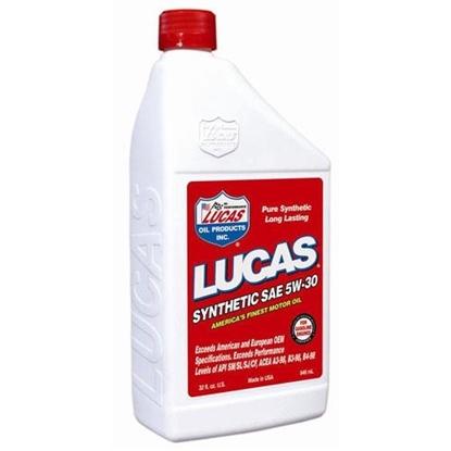 Picture of Lucas Oil 10049 Lucas Oil Synthetic 5W-30 Motor Oil - 10049