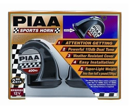 Picture of Piaa Lighting 85110 PIAA Sports Horn Bass Tone Kit 400Hz Plus 500Hz, 115Db - 85110