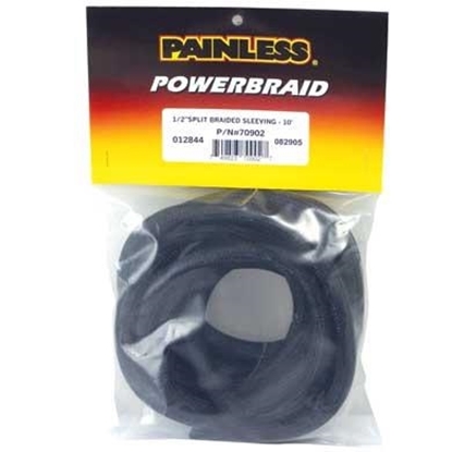 Picture of Painless Wiring 70902 Painless Wiring Split Braided Sleeving - 70902