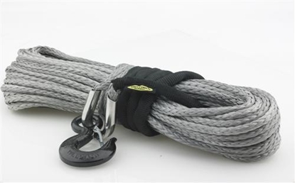 Picture of Smittybilt 97712 Smittybilt 12,000 Pound XRC Synthetic Winch Rope, 88 Foot Length (Gray) - 97712