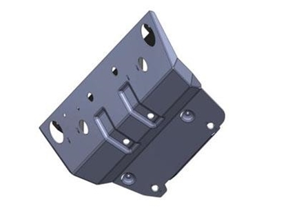 Picture of ARB 4x4 Accessories 5421110 ARB Under Vehicle Protection Skid Plate (Gray Powdercoat) - 5421110