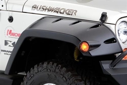 Picture of Bushwacker 10045-02 Bushwacker Max Coverage JK Wrangler Front Fender Flares (Paintable) - 10045-02