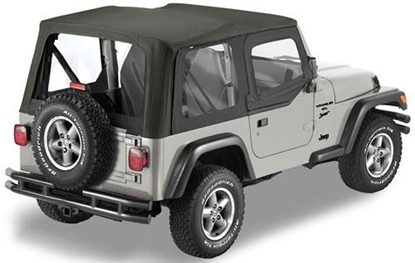 Picture of Bestop 51121-15 Bestop Replace-a-Top with Clear Windows (Black Denim) - 51121-15
