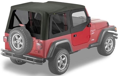 Picture of Bestop 51124-15 Bestop Replace-a-Top with Tinted Windows (Black Denim) - 51124-15