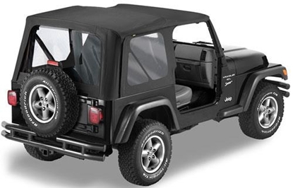 Picture of Bestop 51127-15 Bestop Replace-a-Top with Clear Windows (Black Denim) - 51127-15