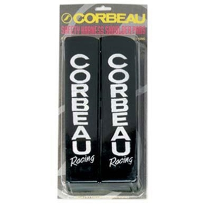 Picture of Corbeau 40401 Corbeau 2 Inch Harness Belt Pads (Black) - 40401