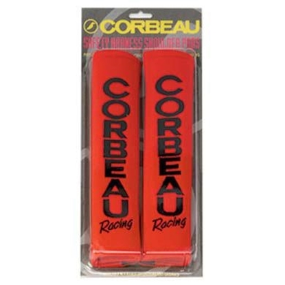 Picture of Corbeau 40407 Corbeau 2 Inch Harness Belt Pads (Red) - 40407