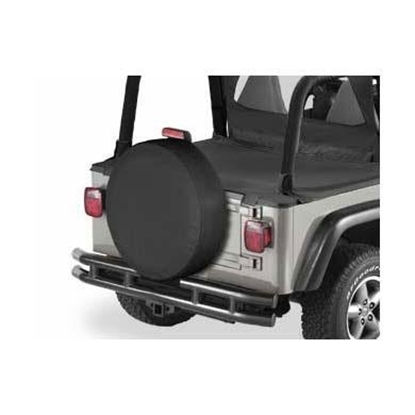Picture of Bestop 61028-15 Bestop 28 Inch Spare Tire Cover in Black Denim - 61028-15