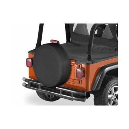Picture of Bestop 61029-35 Bestop 29 Inch Spare Tire Cover in Black Diamond - 61029-35