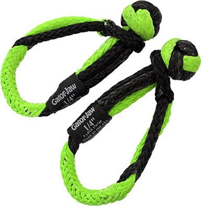 Picture of Bubba Rope 176744 Bubba Rope Mini Gator-Jaw (Neon Green) - 176744