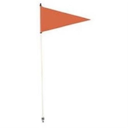 Picture of Firestik F9-PS-NO Firestik FlagStik with Orange Flag and Sping Mount F9-PS-NO