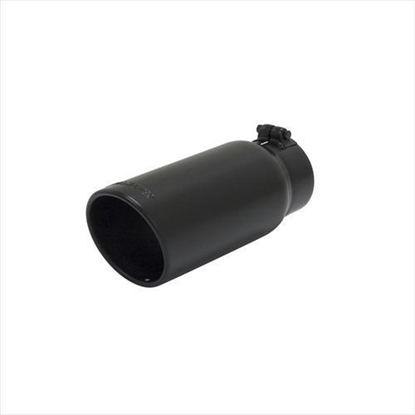 Picture of Flowmaster Exhaust 15368B Flowmaster Stainless Steel Exhaust Tip (Black Chrome) - 15368B