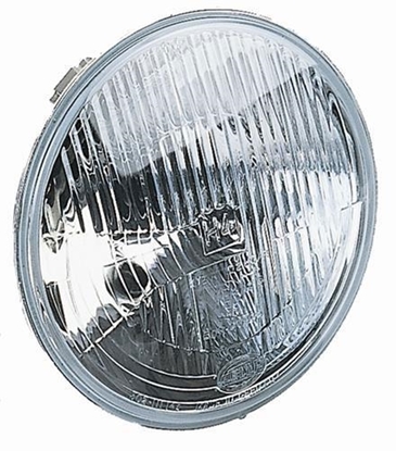 Picture of Hella 002395991 Hella 7 Inch Round High/Low Beam Headlamp (Clear) - 2395991 002395991
