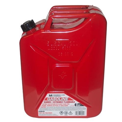 Picture of Midwest Can Company 5800 Midwest Can Company 5 Gallon Metal Jerry Can - 5800