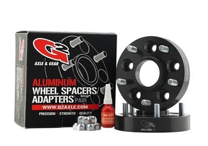 Picture of G2 Axle and Gear 93-38-125 G2 6x5.5 Inch Bolt Pattern with 1.25 Inch Offset Wheel Spacers (Black) - 93-38-125
