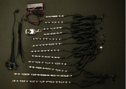Picture of Gorilla Whips LEDUND1000 Gorilla Whips LED Xtreme Small Undermount Kit - LEDUND1000