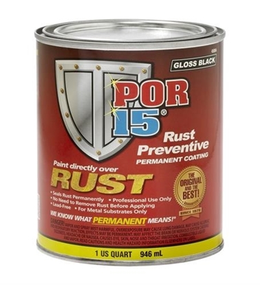 Picture of POR-15 45404 POR-15 Permanent Rust Preventive Coating in Semi Gloss Black - 45404