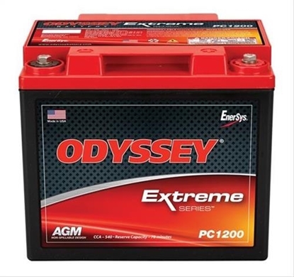 Picture of Odyssey Batteries PC1200 Odyssey Batteries Extreme Series, Universal, 540 CCA, Top Post - PC1200