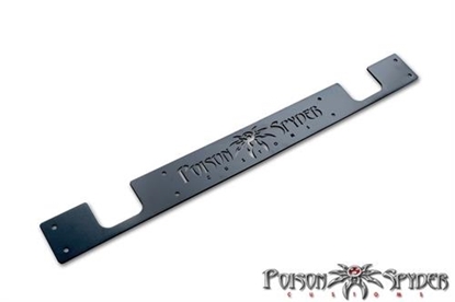 Picture of Poison Spyder Customs 11-04-011-PC Poison Spyder Tramp Stamp (Black Powder Coat Aluminum) - 11-04-011-PC