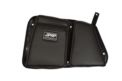 Picture of PRP E40-210 PRP Door Bag with Knee Pad, Rear Driver Side, Black - E40-210
