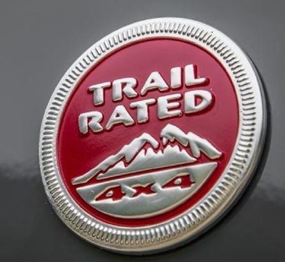 Picture of Jeep 68214753AA Jeep Official Trail Rated Badge (Red) - 68214753AA