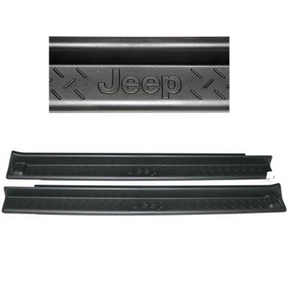 Picture of Jeep 82210104AB Jeep Door Entry Guards (Black) - 82210104AB