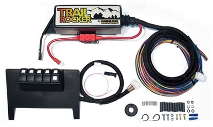 Picture of Painless Wiring 57000 Painless Wiring Trail Rocker Accessory Control System in Black - 57000
