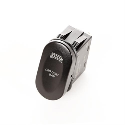 Picture of Rugged Ridge 17235.10 2-Position Rocker Switch with Laser Etch Light Bar 17235.10