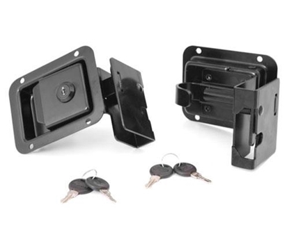 Picture of Rugged Ridge 11812.80 Rugged Ridge Locking Paddle Handle Door Latch Set with Keys - 11812.8 11812.80