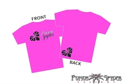 Picture of Poison Spyder Customs 50-44-134 Poison Spyder Spyder Heart Toddler T-Shirt - 50-44-134