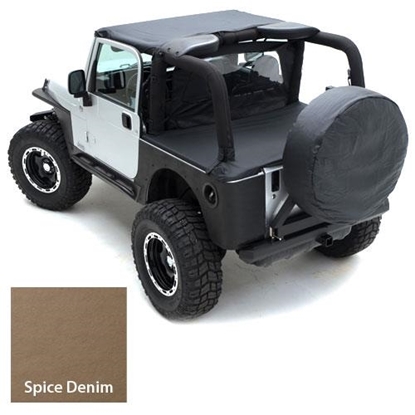 Picture of Smittybilt 721017 Smittybilt Jeep Tonneau Cover in Spice - 721017