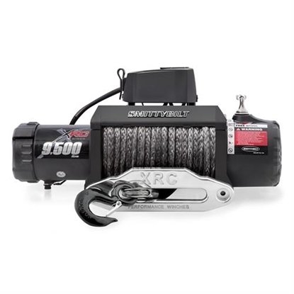 Picture of Smittybilt 98495 Smittybilt XRC-9.5K 9500lb Winch Synthetic Rope Gen2 with Aluminum Fairlead - 98495