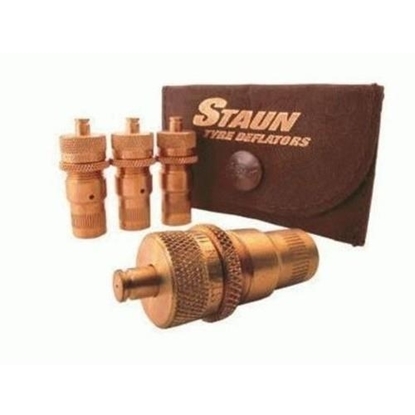 Picture of Coyote Enterprises SCVHD Staun Tyre Deflators, Heavy Duty 15 to 55 PSI (Brass) - SCVHD