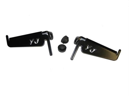 Picture of Skid Row Off Road JP-1022 Skid Row Off Road YJ Logo Foot Peg Set - JP-1022