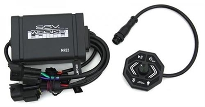 Picture of SSV Works MRB2 SSV Works Panel Mount Bluetooth Media Controller with AUX Input and USB Charger - MRB2