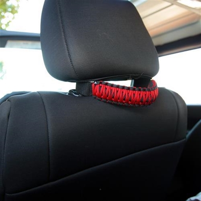 Picture of Bartact TAOGHHPBR Bartact Paracord Grab Handle - Head Rest (Red) - TAOGHHPBR