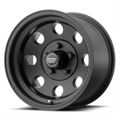 Picture of American Racing Wheels AR1726883B Baja, 16x8 with 6 on 5.5 Bolt Pattern - Satin Black AR1726883B
