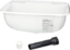 Picture of LaSalle Bristol 16186PWA Sink Single Bowl; Rectangular; 14-3/4 Inch Length x 12-1/4 Inch Width x 6 Inch Depth Overall Dimension; 2 Holes For Faucet; White; ABS Plastic; With Tailpiece/ Stopper