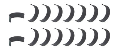 Rod Bearing Set Coated SBF