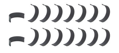 Rod Bearing Set Coated SBF