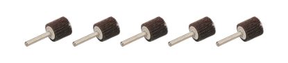 Flap Wheel with Mandrel 1in OD 120 Grit 5pk