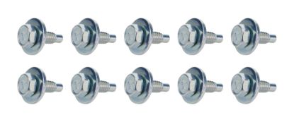 Body Bolt 3/4in 10pk Silver