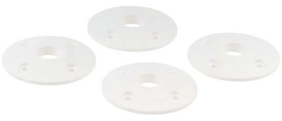 Scuff Plate Plastic White 4pk