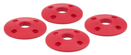Scuff Plate Plastic Red 4pk