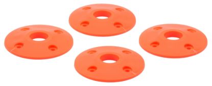 Scuff Plate Plastic Fluorescent Orange 4pk